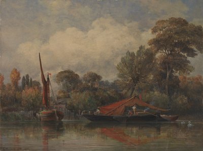 Gegenüber meinem Haus in Barnes von Edward William Cooke